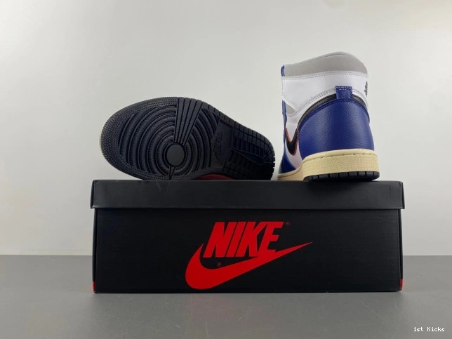 1st Kicks Rare Deep Blue Jordan DZ5485-100 1 Royal Air High Air OG 0701